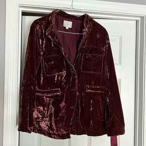 Women’s Loft jacket.. velour